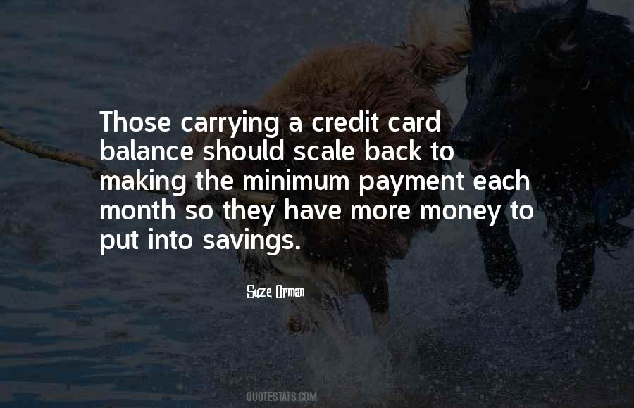 Quotes About Savings Money #1840342