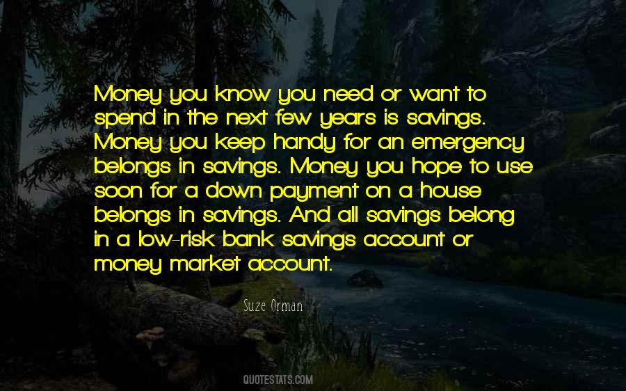 Quotes About Savings Money #75225