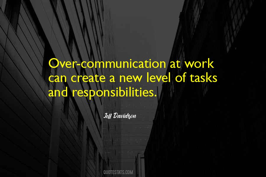 Quotes About Over Communication #1248913