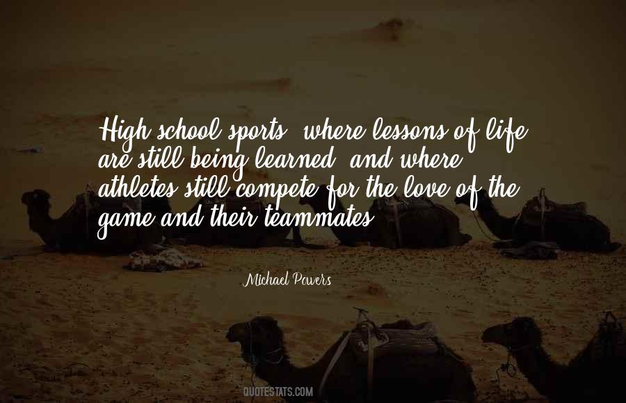 Quotes About High School Sports #1695902