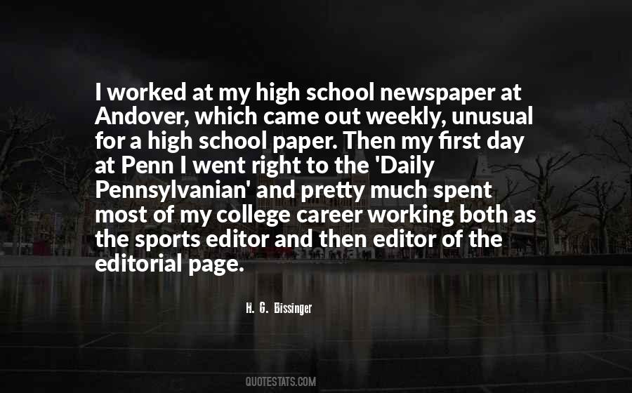 Quotes About High School Sports #1786380