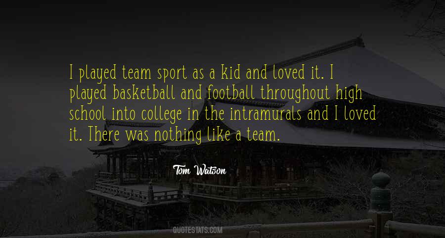 Quotes About High School Sports #181527