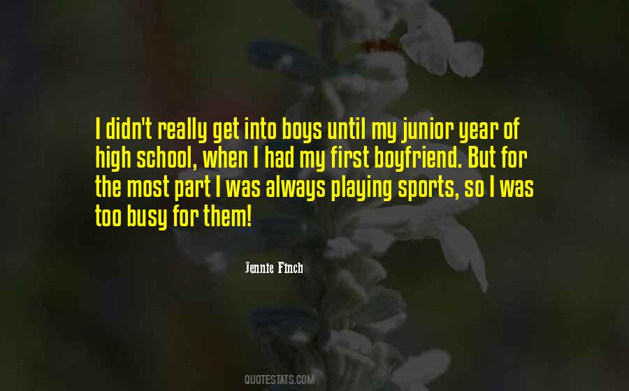 Quotes About High School Sports #42751