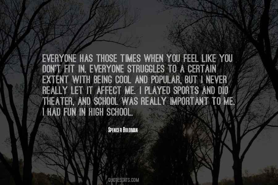 Quotes About High School Sports #634278