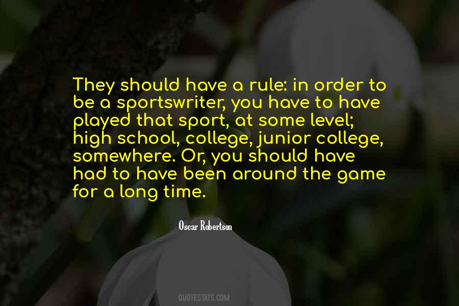 Quotes About High School Sports #808697
