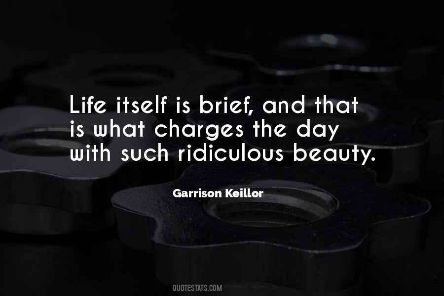 Quotes About Brief Life #340679