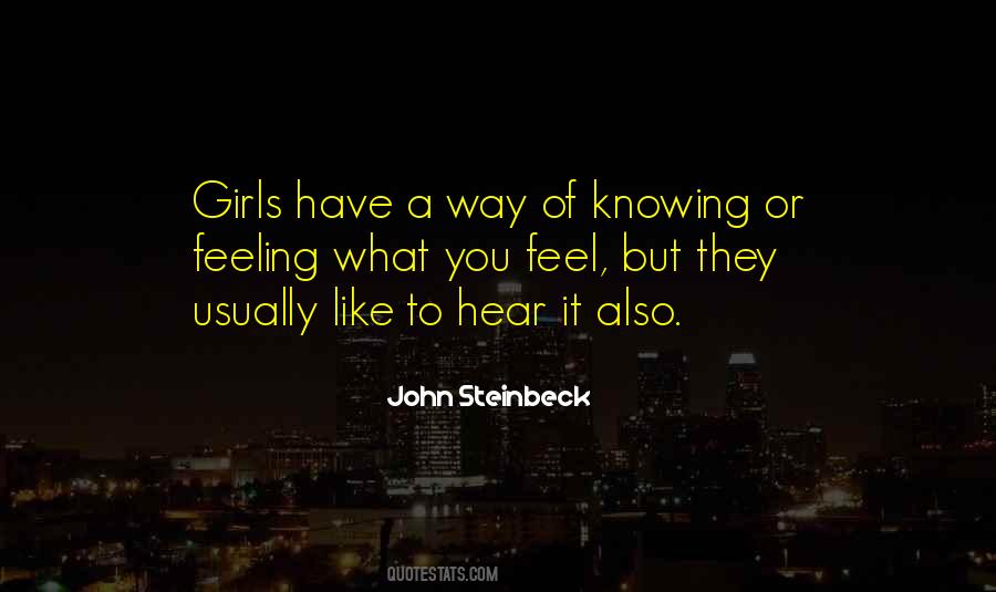 Quotes About Not Knowing Someone's Feelings #192969
