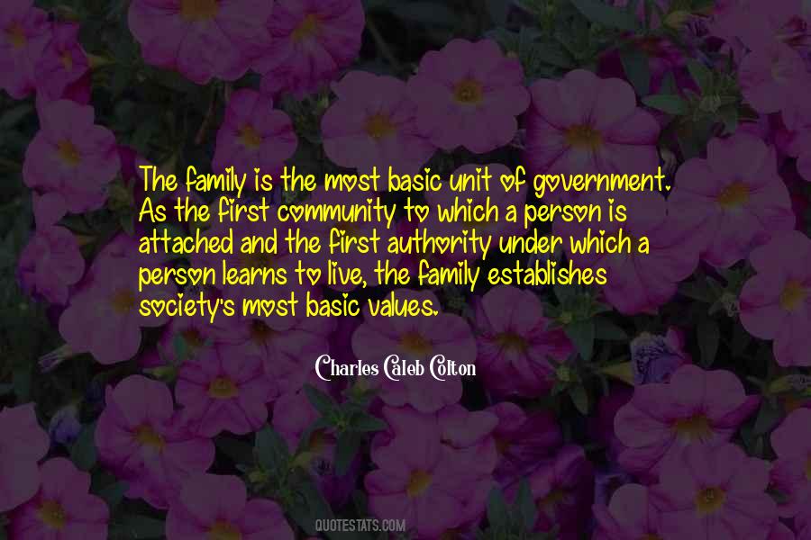 Quotes About Values Of Family #577103