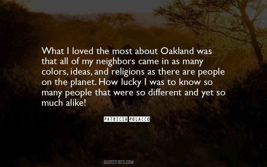 Quotes About Oakland #984227