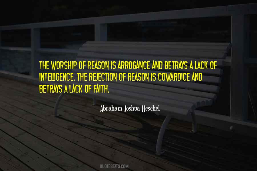 Quotes About Lack Of Faith #1352808