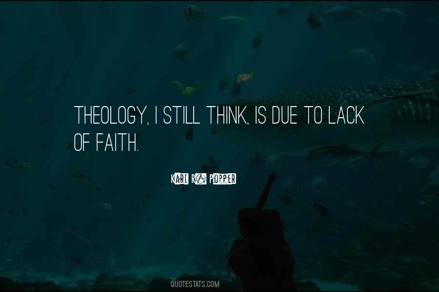 Quotes About Lack Of Faith #25821