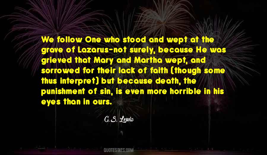 Quotes About Lack Of Faith #304850