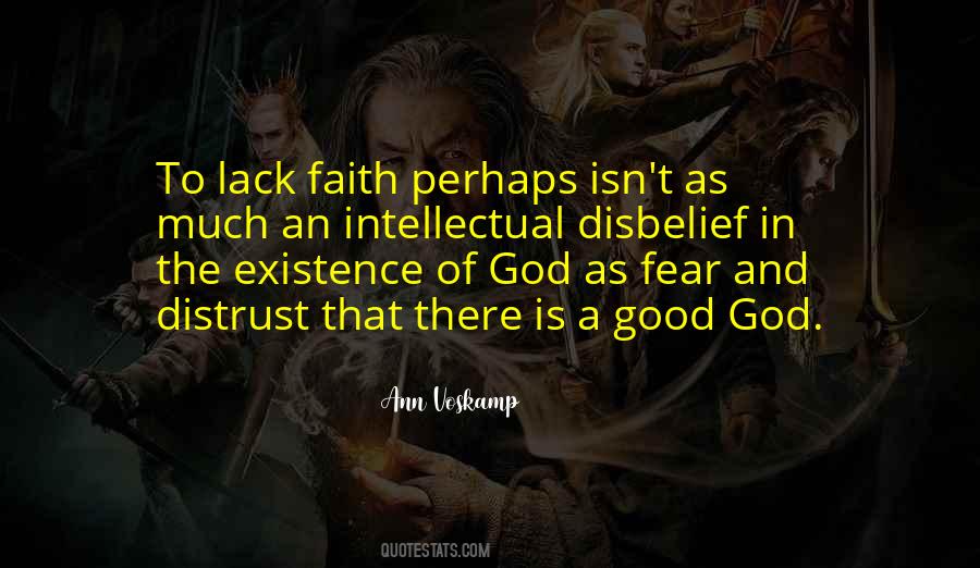 Quotes About Lack Of Faith #325018