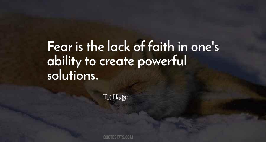 Quotes About Lack Of Faith #344013