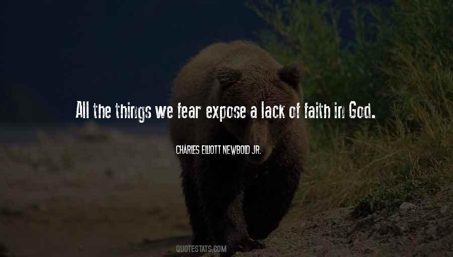 Quotes About Lack Of Faith #531273