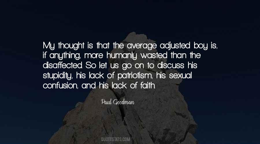 Quotes About Lack Of Faith #732317