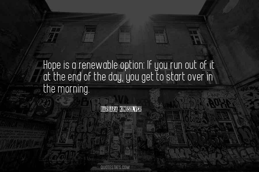Quotes About Running Out Of Hope #1455749