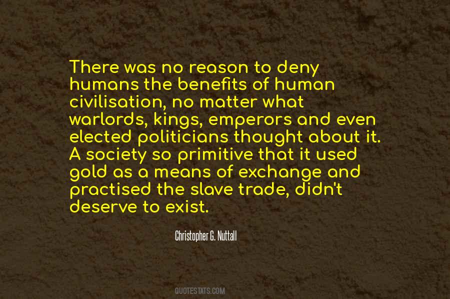 Quotes About Slave Trade #1598626