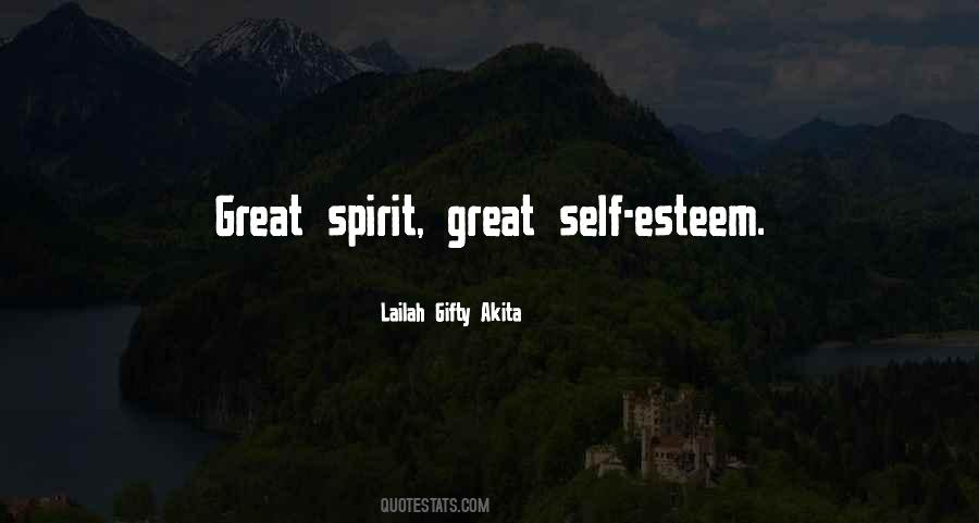 Great Self Esteem Quotes #1243847