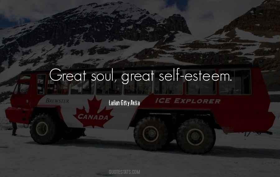 Great Self Esteem Quotes #1687431