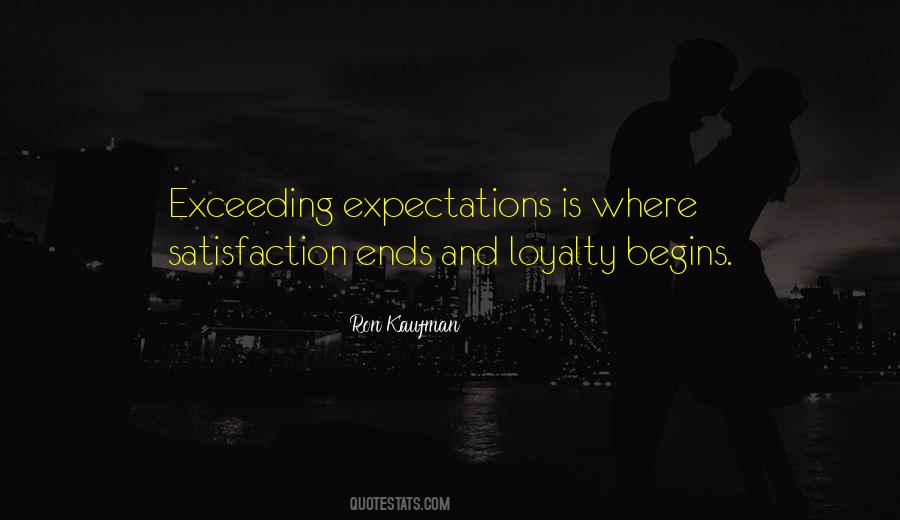 Quotes About Exceeding Expectations #1358245