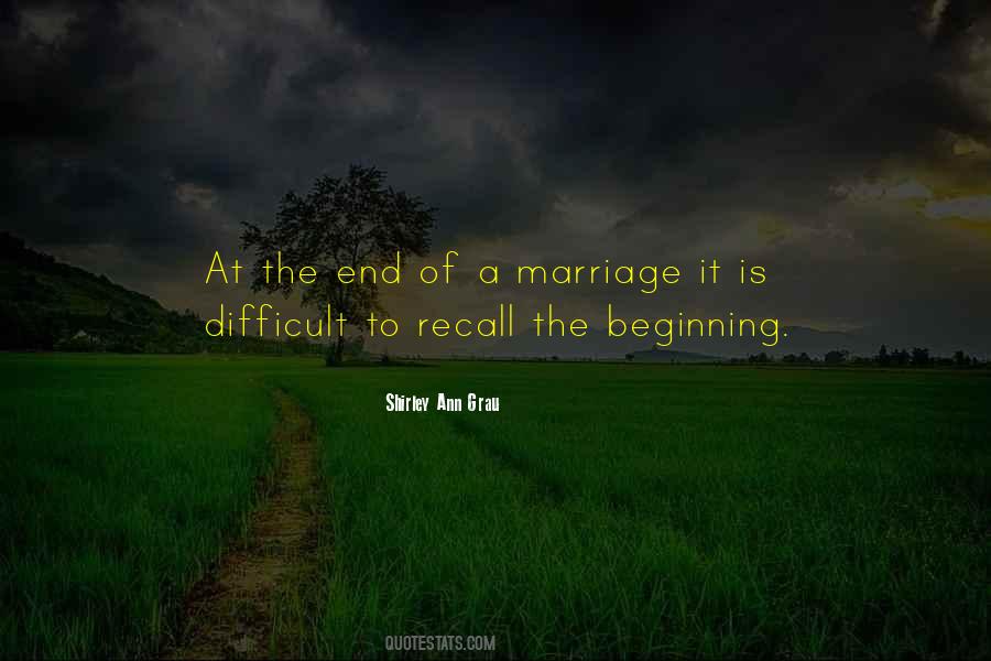 Quotes About The End Of A Marriage #982698