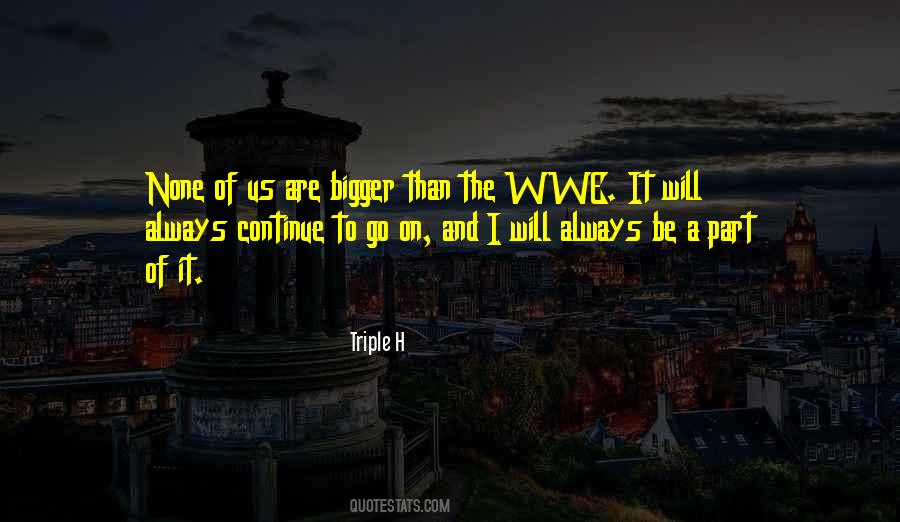 Quotes About Wwe #1117400