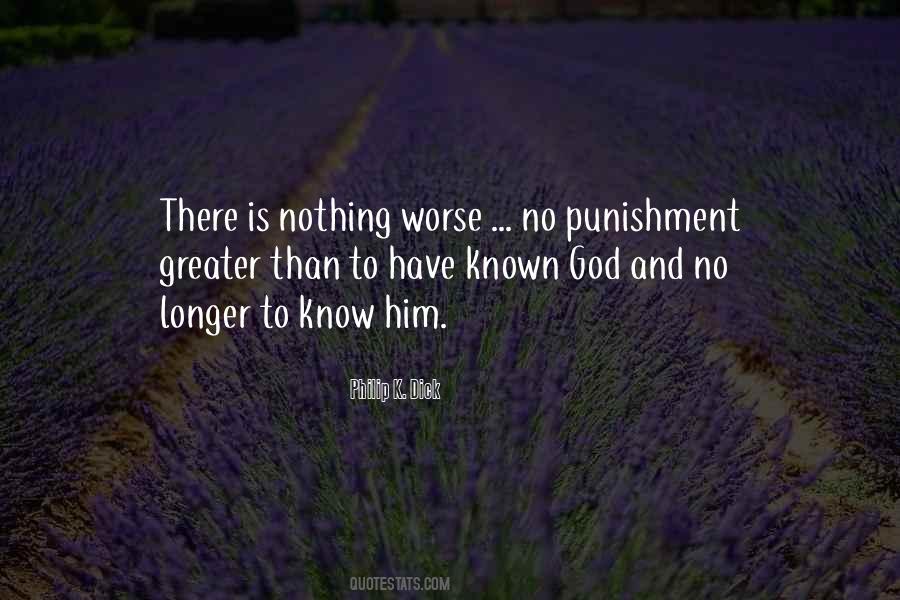 God Punishment Quotes #101106