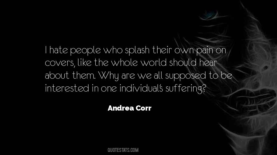 Quotes About Suffering In The World #79119