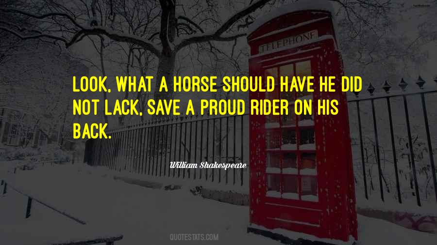 Quotes About A Rider #145393