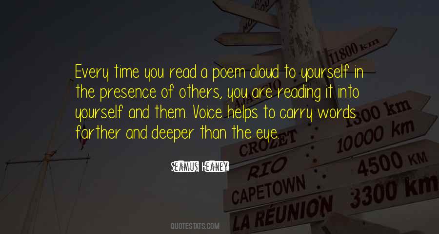 Reading Voice Quotes #655307