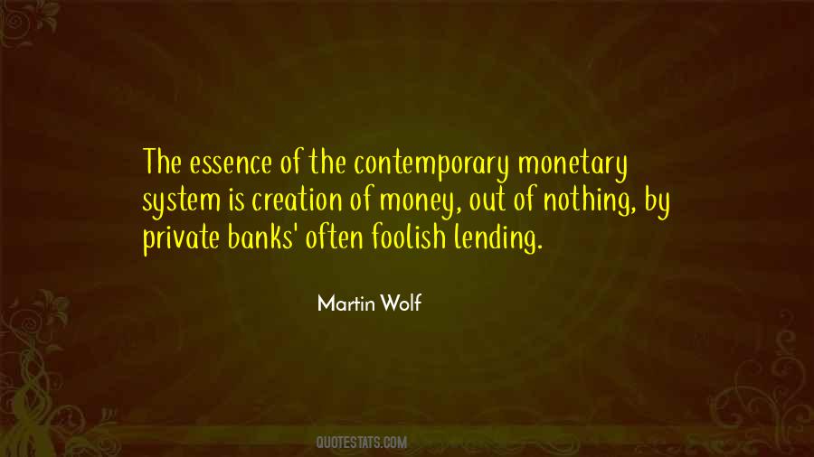 Money Monetary Quotes #1674823