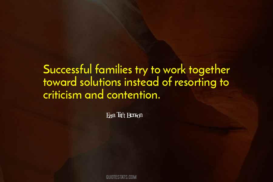 Quotes About Families Working Together #1050090