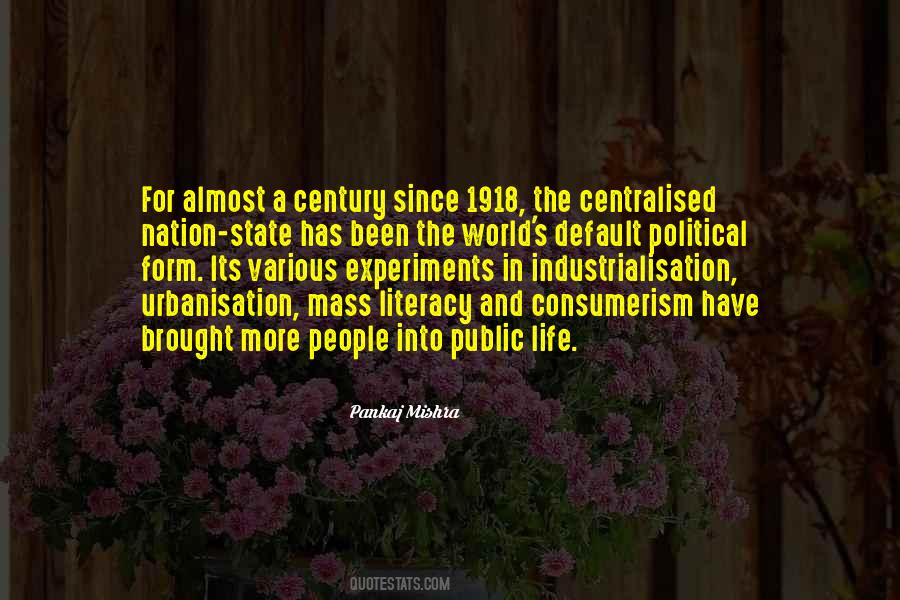 Quotes About Urbanisation #101322