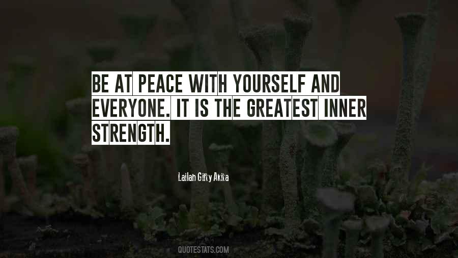 Quotes About Inner Strength And Peace #537458