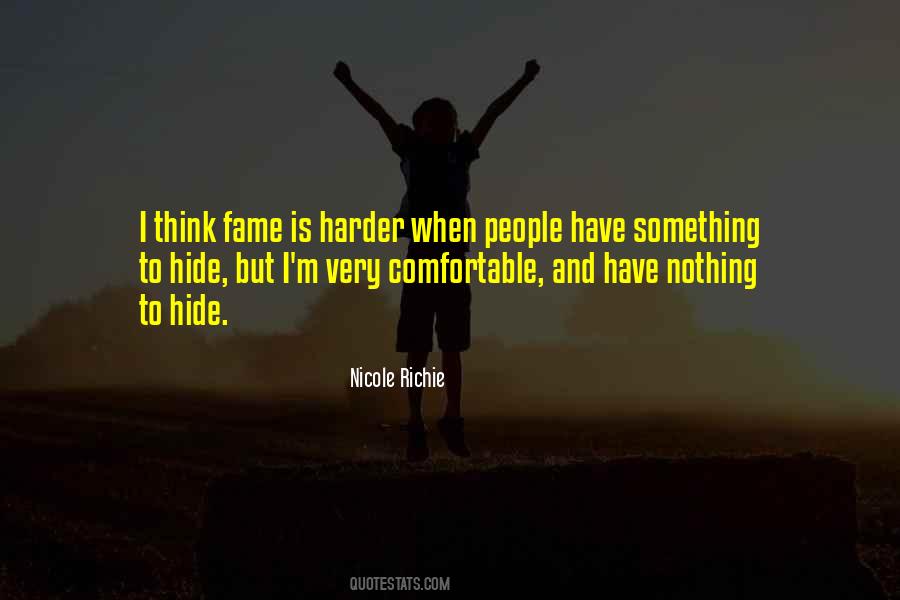 Quotes About Nothing To Hide #229335