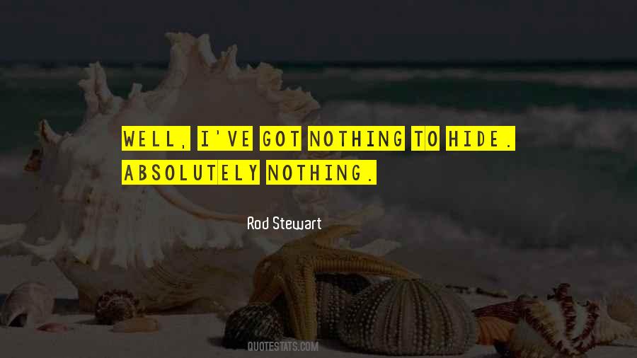 Quotes About Nothing To Hide #700681