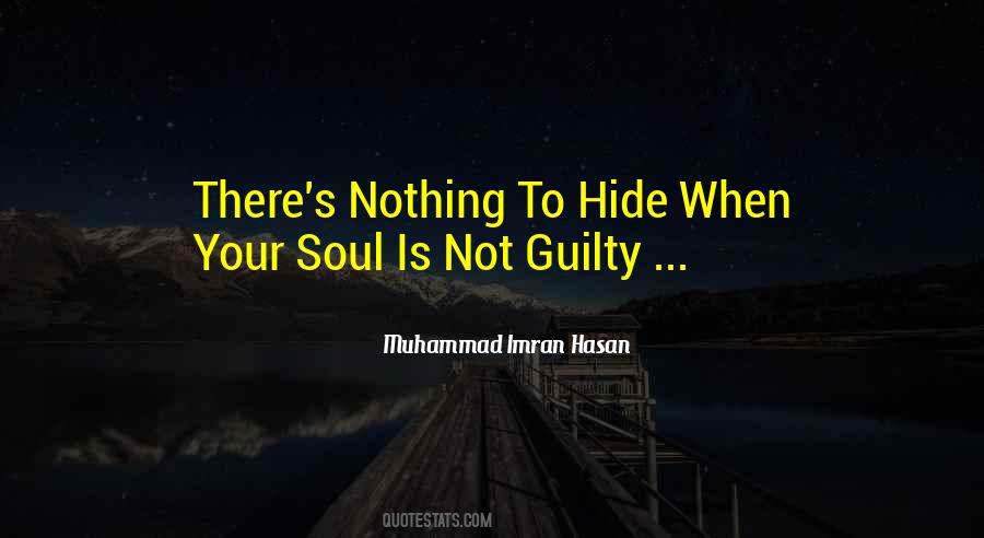 Quotes About Nothing To Hide #975225