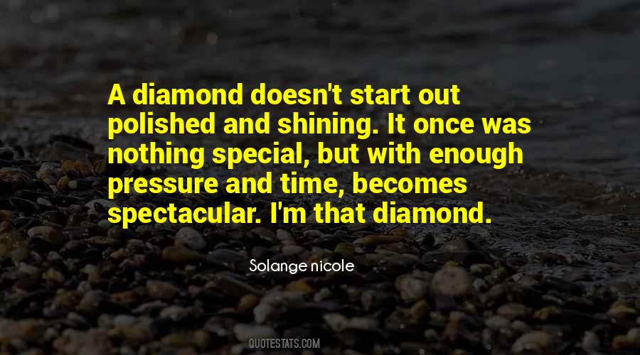 Polished Diamond Quotes #1804168