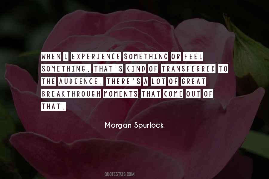Breakthrough Experience Quotes #1575890