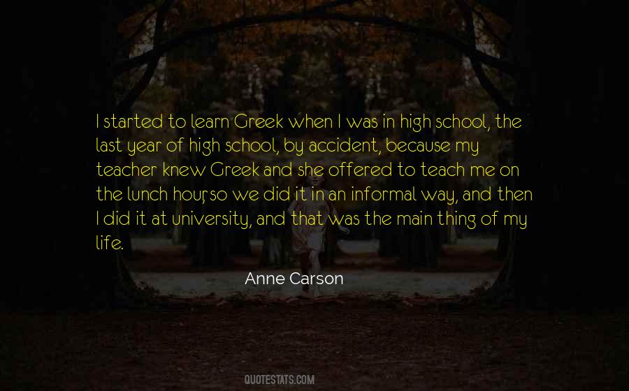Quotes About Life School #82988