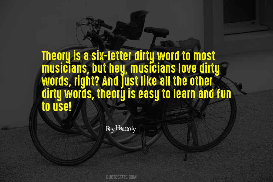 Quotes About Music Theory #1792720