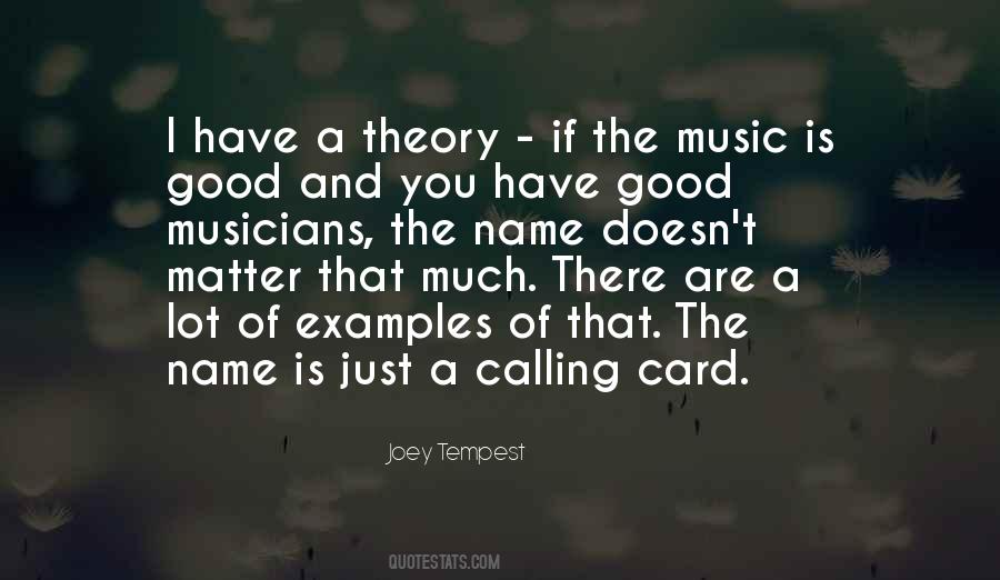 Quotes About Music Theory #928191