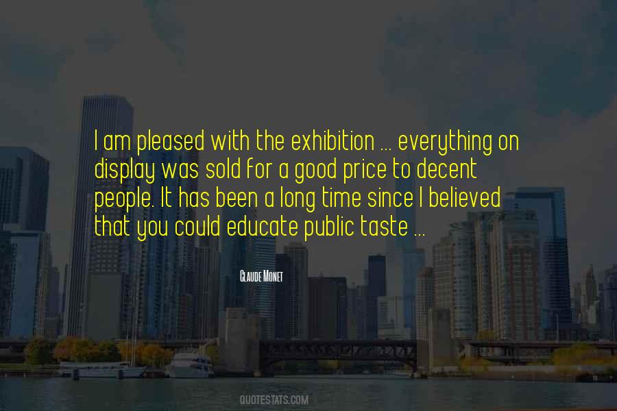 Quotes About Exhibitions #420255