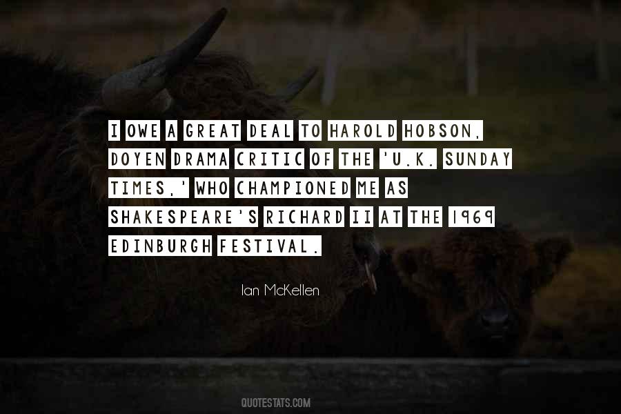 Drama Critic Quotes #1479743