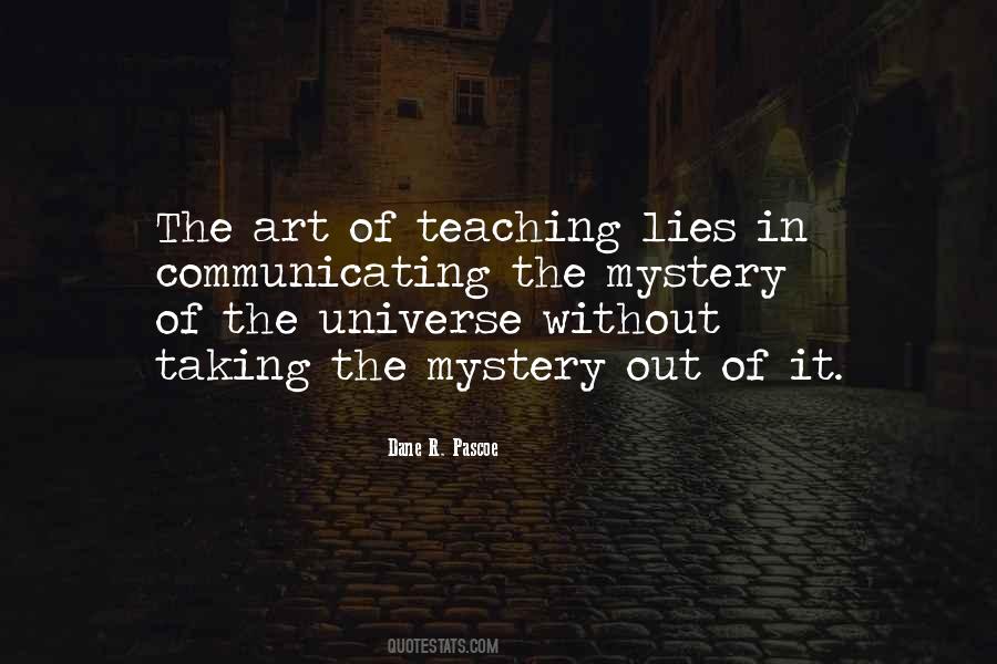 Quotes About The Art Of Teaching #1868992