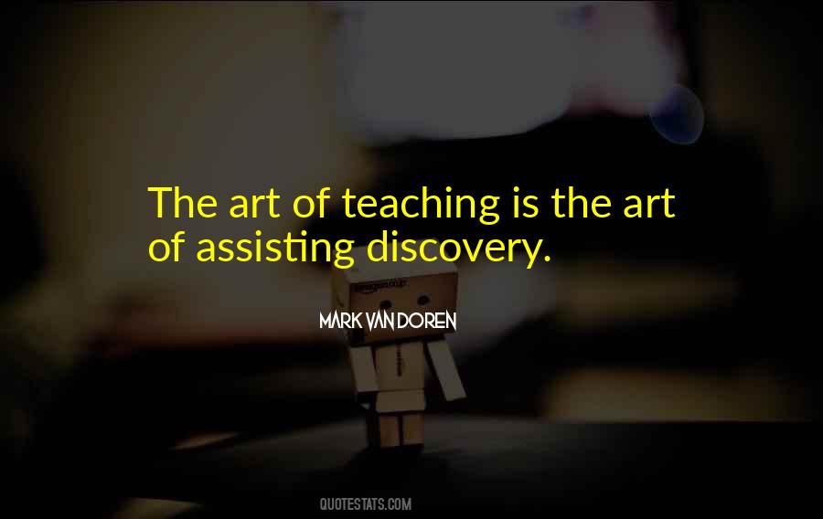 Quotes About The Art Of Teaching #635083