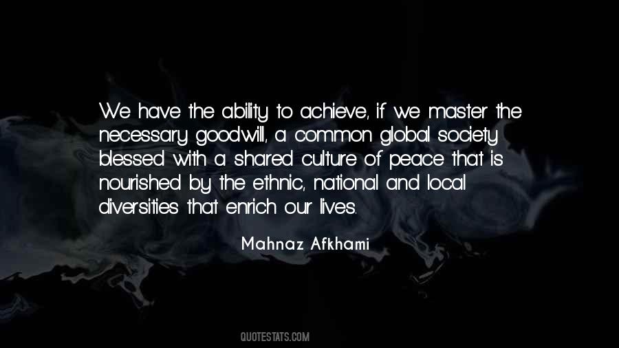 Quotes About Culture Of Peace #112618