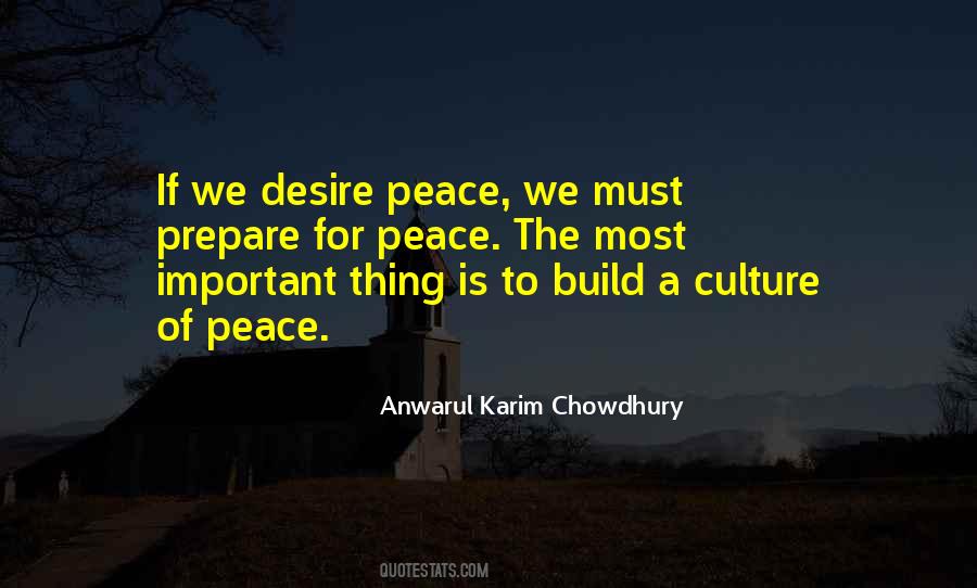 Quotes About Culture Of Peace #39777