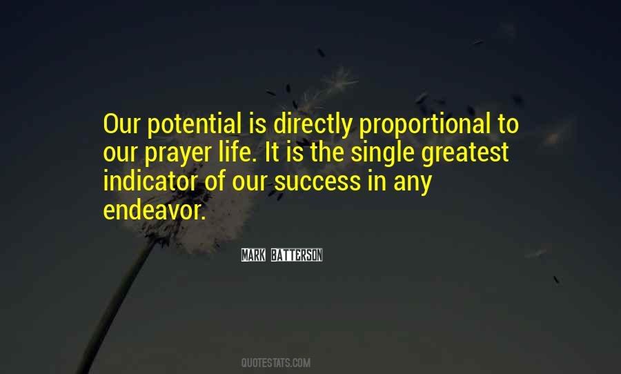 Potential Success Quotes #1075869